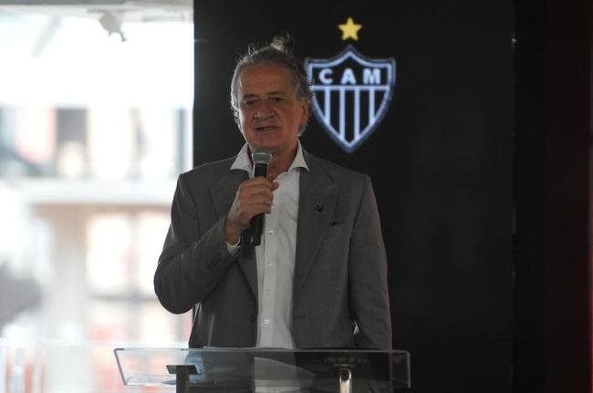 Entrevista do presidente do Atltico, Srgio Coelho, na Arena MRV
