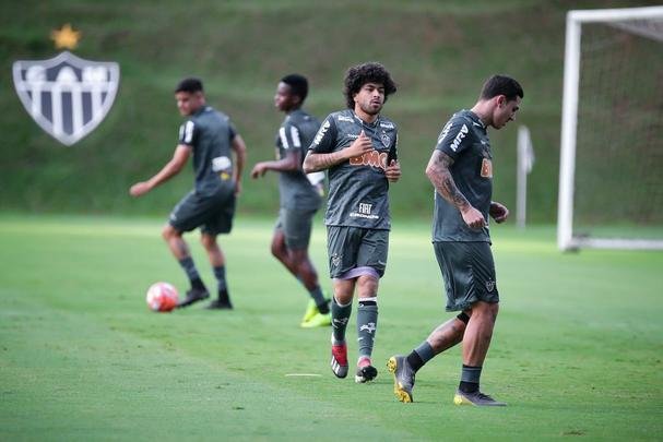 Fotos do treino do Atlético