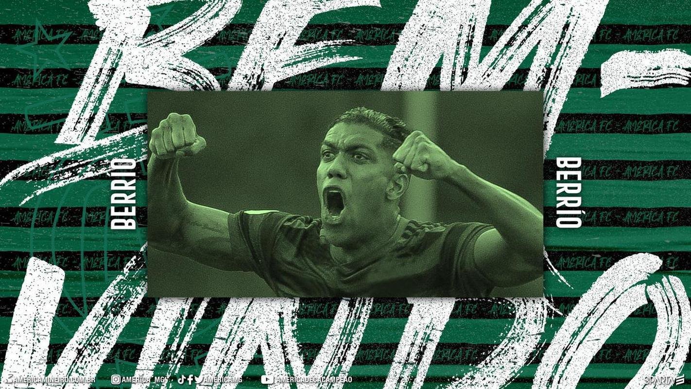 O atacante colombiano Berro foi o 15 reforo da equipe para a temparada. O jogador de 30 anos assinou contratou em definitivo com o clube at o fim de dezembro de 2021.