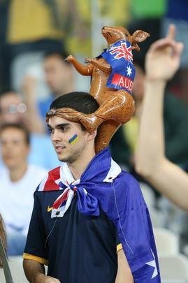 Torcedores no Mineiro durante jogo entre Brasil e Austrlia pelos Jogos Olmpicos do Rio