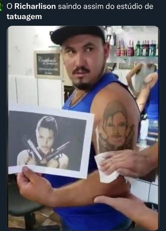 Tatuagem do rosto de Neymar em Richarlison vira meme