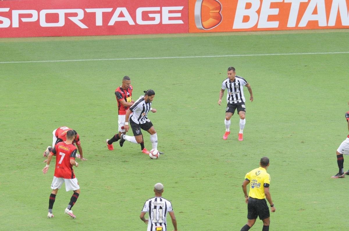Fotos do jogo entre Atltico e Pouso Alegre, no Mineiro, em Belo Horizonte, pela oitava rodada do Campeonato Mineiro de 2021