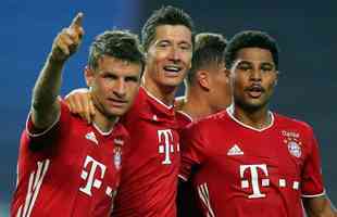 Bayern de Munique: Associao Bayern de Munique (75%), Audi (8,33%), Adidas (8,33%) e Allianz (8,33%)