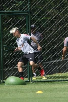 Imagens do treino do Atltico