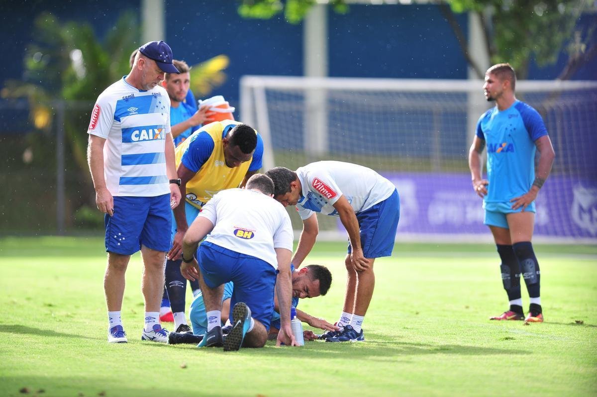 Fotos do treino do Cruzeiro desta quarta-feira (31/1), na Toca II (Ramon Lisboa/EM D.A Press)