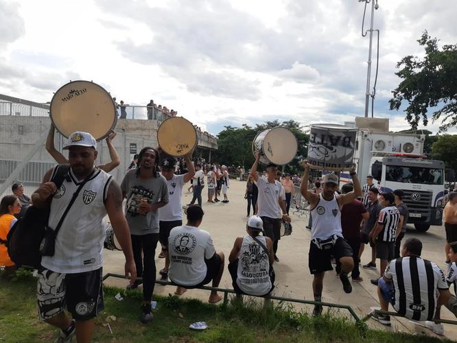 Chegada da torcida do Atlético ao Mineirão para a final da Copa do Brasil, contra o Athletico-PR