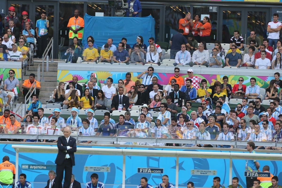 Em 21 de junho de 2014, Diego Maradona esteve no Mineiro, em Belo Horizonte, para assistir ao jogo entre Argentina e Ir, pela Copa do Mundo. Na ocasio, os argentinos venceram o confronto por 1 a 0, com gol do astro Lionel Messi nos acrscimos.