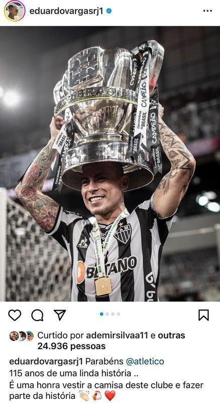 Jogadores e ex-atletas do Atltico mandaram mensagens ao clube pelo aniversrio de 115 anos.