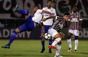 Imagens do jogo entre Fluminense e Cruzeiro, pela 15 rodada da Srie A, no Giulite Coutinho