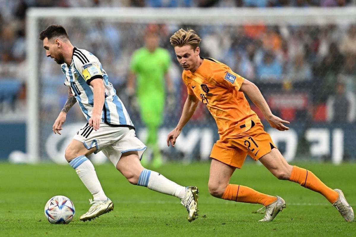 Fotos do jogo entre Holanda e Argentina, pelas quartas de final da Copa do Mundo do Catar