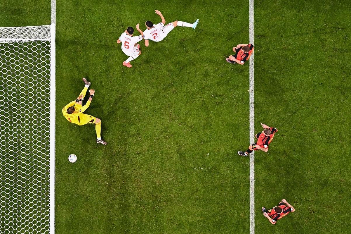 Blgica e Marrocos se enfrentaram no Estdio Al-Thumama