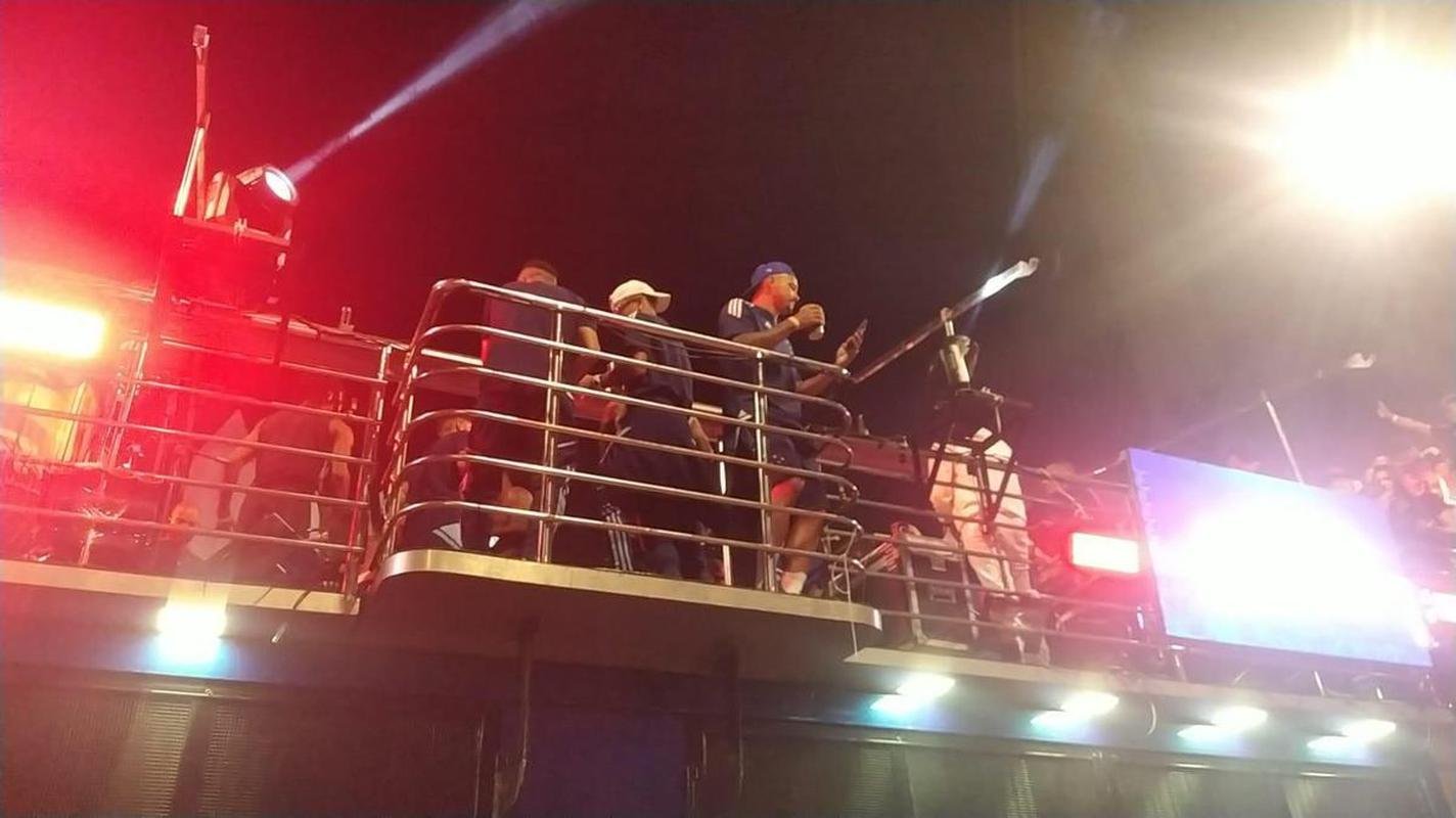 Festa do Cruzeiro na Praa 7 de Setembro, em Belo Horizonte, em comemorao ao acesso  Srie A do Campeonato Brasileiro de 2023