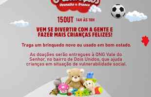 Campanha de doao de brinquedos promovida pelo Nutico no Recife