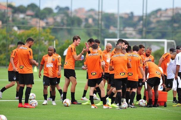 Fotos do primeiro treino do Atltico em 2020. Foi a primeira atividade comandada pelo venezuelano Rafael Dudamel