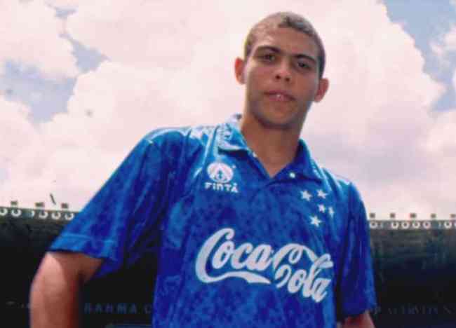 Ronaldo fez histria com a camisa do Cruzeiro