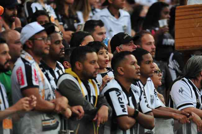 Fotos da torcida do Atlético na partida diante do Goiás, no Mineirão, pela 23ª rodada do Campeonato Brasileiro