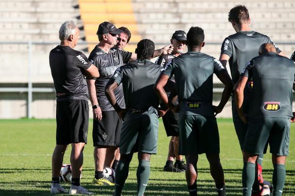 Veja fotos do treino do Atlético no Uruguai