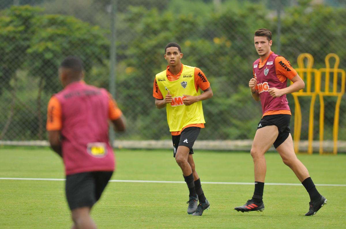 Atltico treinou na tarde desta quinta-feira, na Cidade do Galo
