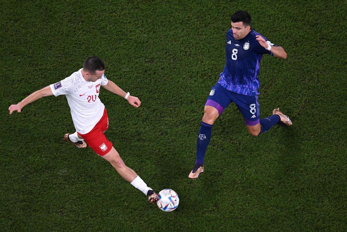 Fotos do jogo entre Polnia e Argentina no Estdio 974, em Doha, pela terceira rodada do Grupo C da Copa do Mundo, no Catar