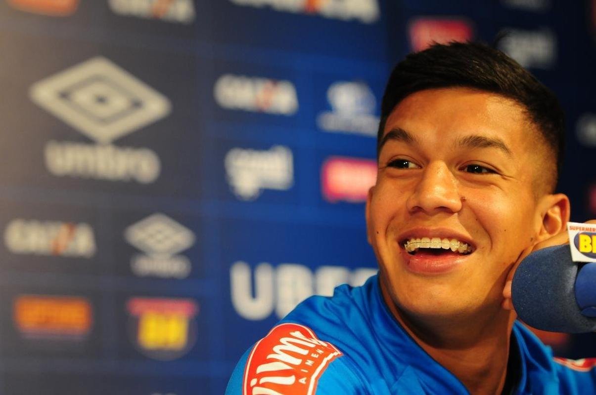 Lucas Romero pelo Cruzeiro na temporada 2017