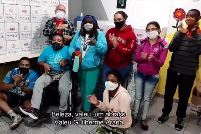 ONG Nasce, que recebeu doações de Guilhereme Arana