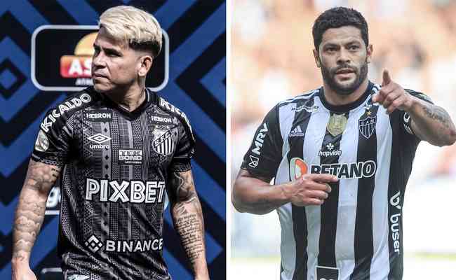 Soteldo (Santos) e Hulk (Atltico) so os principais destaques do confronto pelo Campeonato Brasileiro