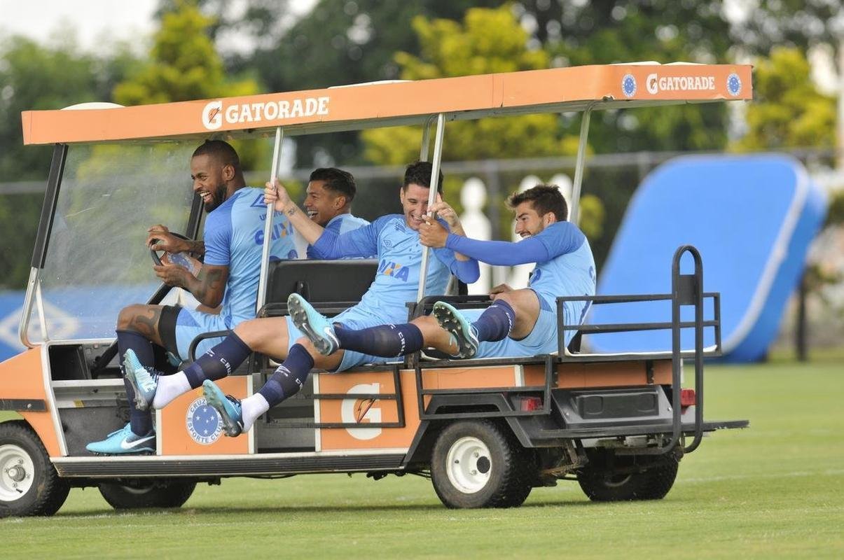 Lucas Romero pelo Cruzeiro na temporada 2018