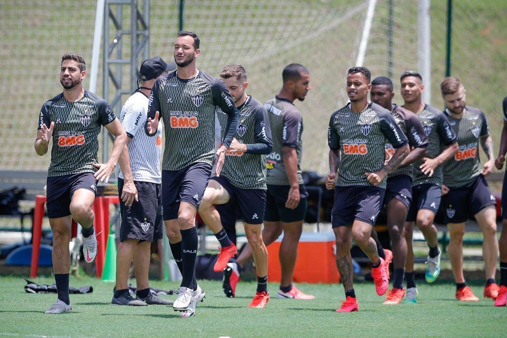 Fotos do treino: Atlético se prepara para enfrentar o Corinthians