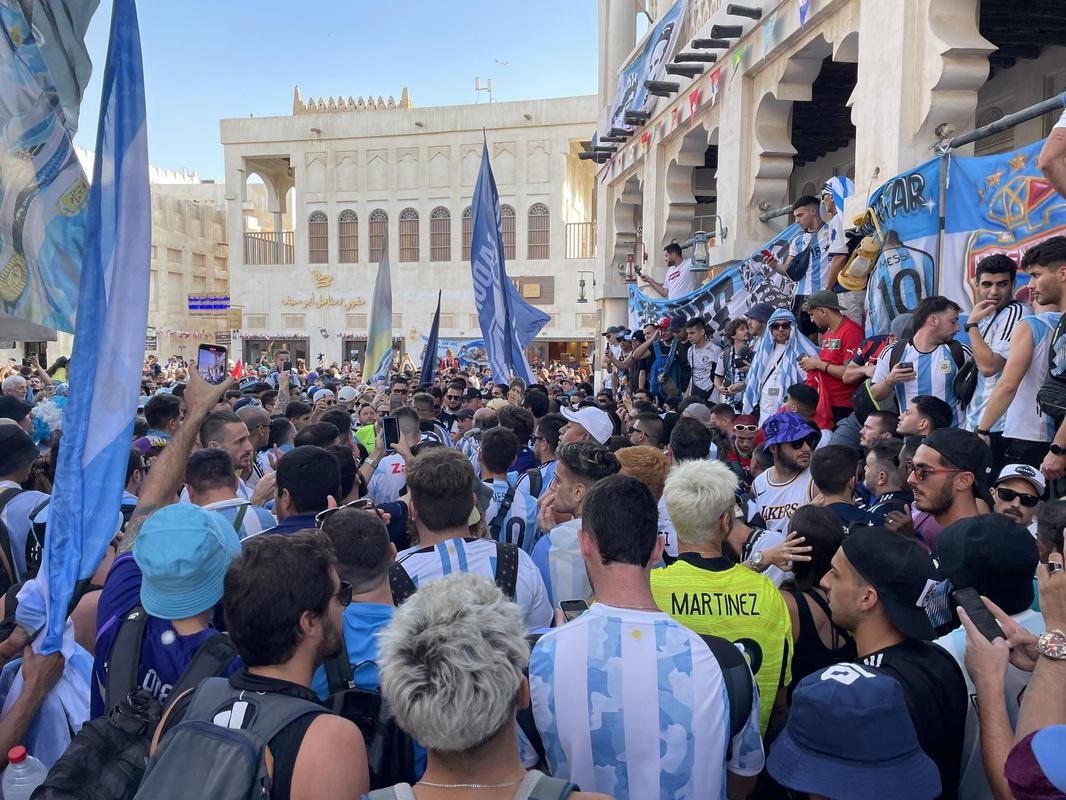 Festa Argentina no Souq Waqif, mercado de Doha