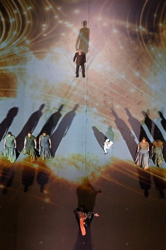 Fotos da cerimnia de abertura da Copa do Mundo do Catar, no Estdio Al Bayt, na cidade de Al Khor