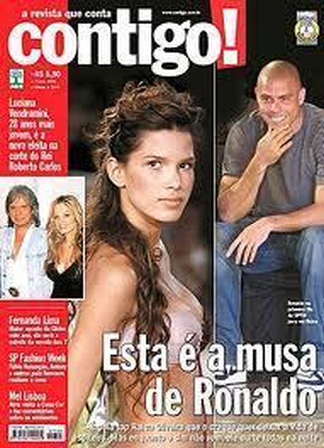 Ronaldo e Raica tiveram um namoro de um ano. Os boatos de traio afastaram os dois.