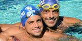 Marcos e Rafael Mattioli compartilham o amor pela natao