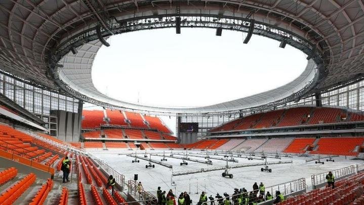Arena Ecaterimburgo receberá apenas quatro jogos na fase de grupos da Copa do Mundo
