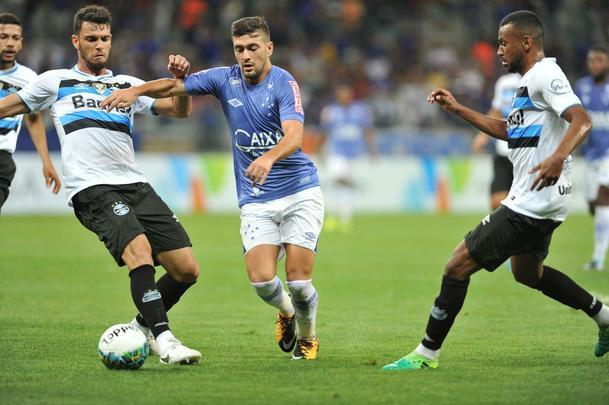 Fotos do jogo entre Cruzeiro e Grmio