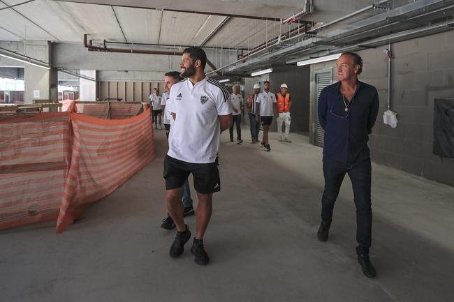 Na manh deste sbado (24/9), jogadores, comisso tcnica e diretoria do Atltico visitaram as obras da Arena MRV, futura casa do Galo.