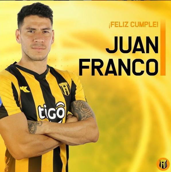 Juan Franco, meia (Guaraní, do Paraguai)