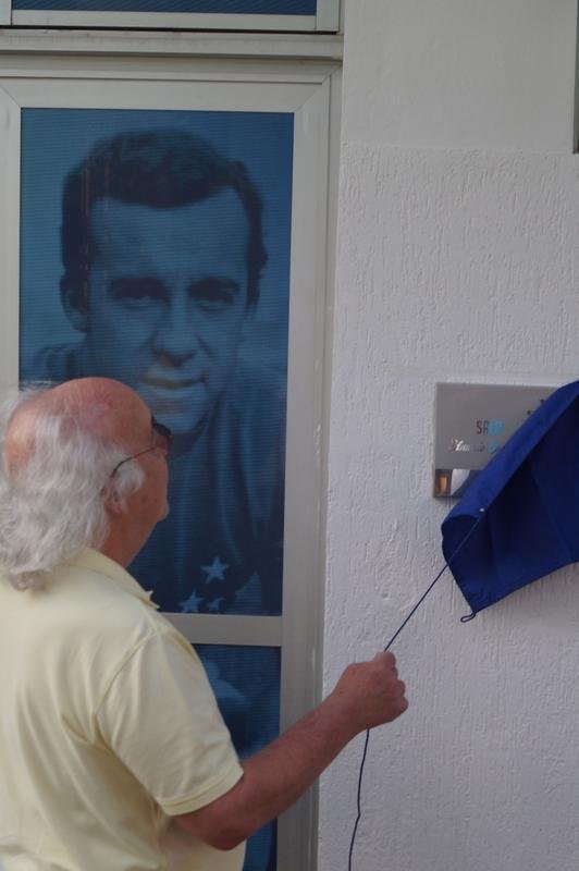 17/12/2014 - Tosto inaugura sala com seu nome na Toca da Raposa II, em Belo Horizonte.