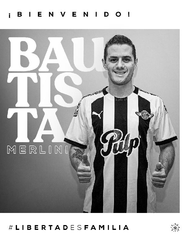 Bautista Merlini, atacante (Libertad, do Paraguai)