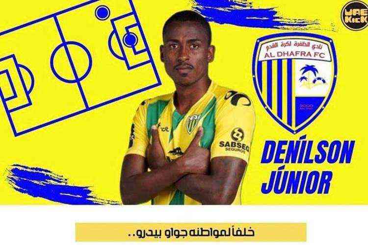 Denlson - O atacante de 25 anos foi emprestado pelo Atltico ao Al Dhafra, dos Emirados rabes, at agosto de 2021. Ele j participou de 15 jogos e marcou cinco gols.