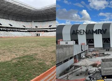 Novo estádio do Galo, a Arena MRV fica localizada no bairro Califórnia, em Belo Horizonte