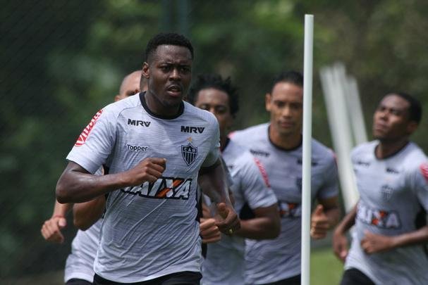 Imagens do treino do Atltico