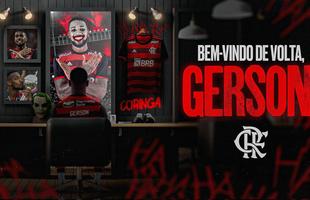 Flamengo acertou o retorno do meia Gerson para temporada 2023