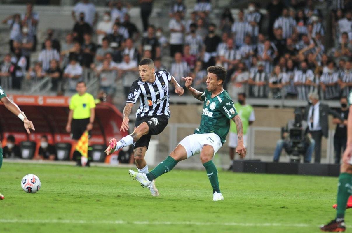Fotos da partida de volta da semifinal da Copa Libertadores de 2021, no Mineiro, entre Atltico e Palmeiras