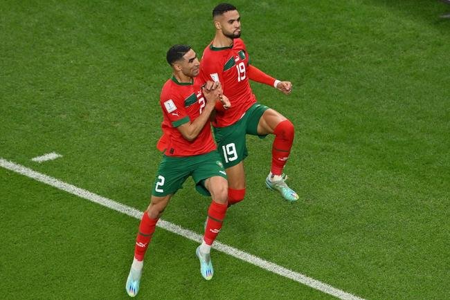 Fotos do jogo entre Marrocos e Portugal no Est�dio Al-Thumama, no Catar, pela Copa do Mundo de 2022