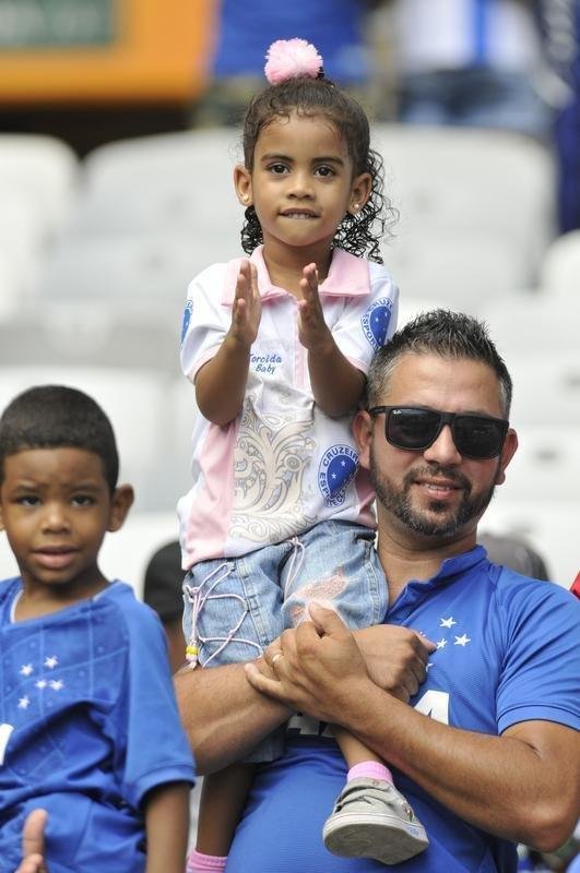 Torcedores do Cruzeiro compareceram em grande nmero ao Mineiro na semifinal contra o Tupi
