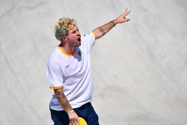 Pedro Barros conquistou a medalha de prata no skate park