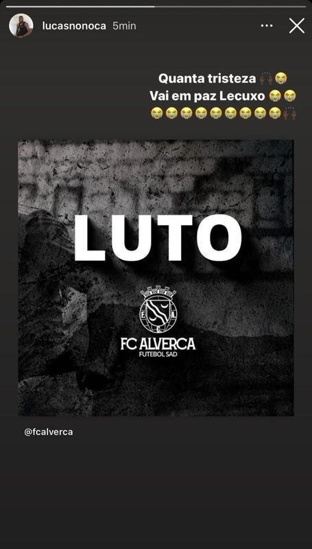 O volante Lucas Nonoca, emprestado pelo Cruzeiro ao Boa Esporte, manifestou sua tristeza com a perda de Alex. 