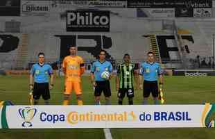 Fotos do duelo de ida da quarta fase da Copa do Brasil, entre Ponte Preta e Amrica, no Moiss Lucarelli, em Campinas.