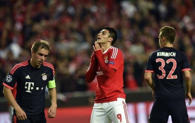 Partida de volta das quartas de final da Liga dos Campeões, entre Benfica e Bayern, em Lisboa