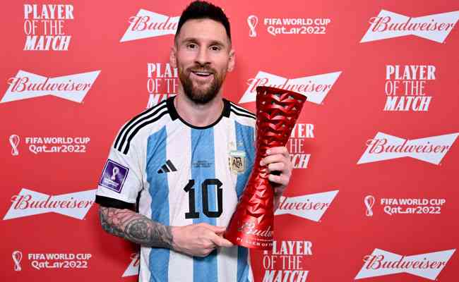 Messi foi eleito o melhor em campo no jogo que levou a Argentina  final da Copa